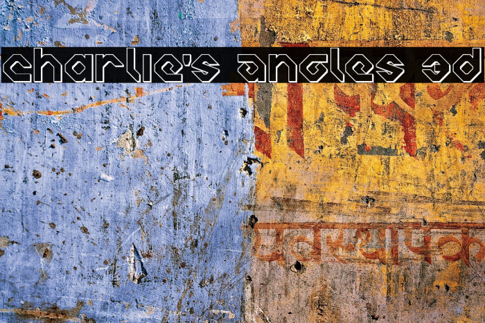 Charlie's Angles 3D Caratteri examples