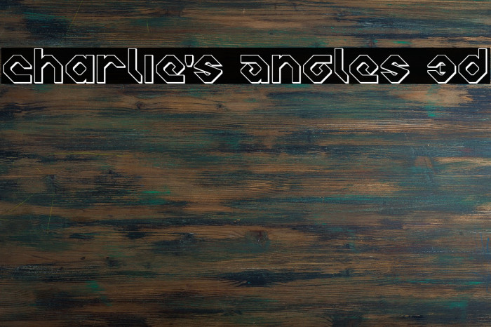 Charlie's Angles 3D Caratteri examples