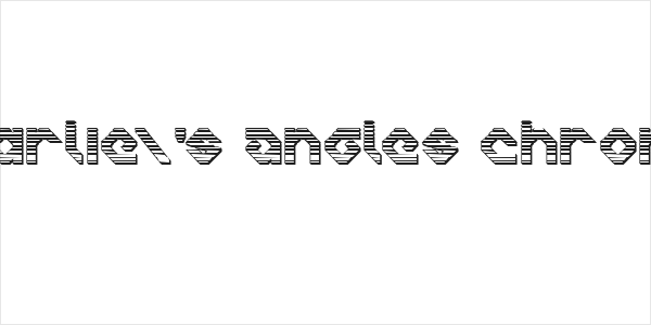 Charlie's Angles Chrome Logo