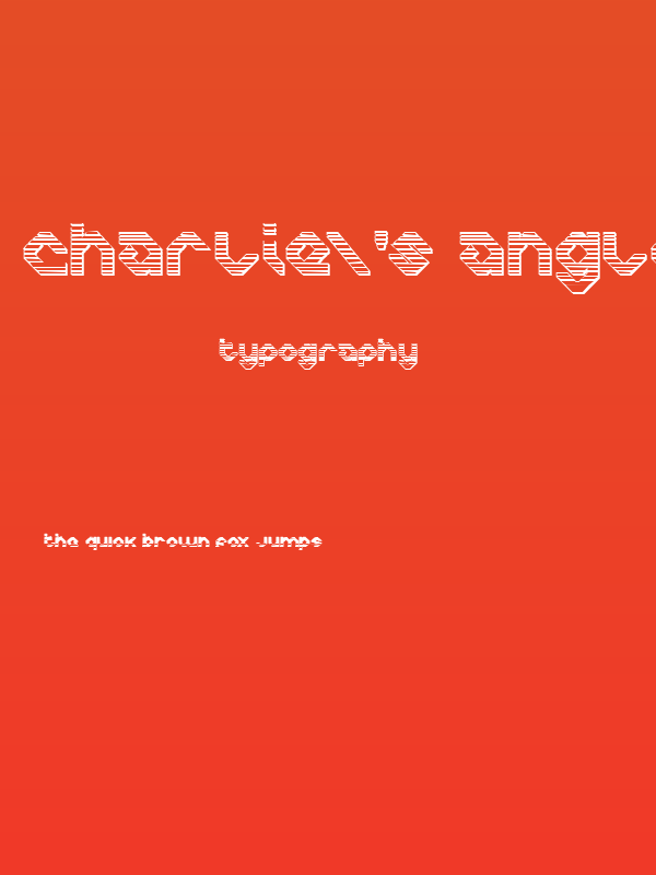 Charlie's Angles Chrome Poster
