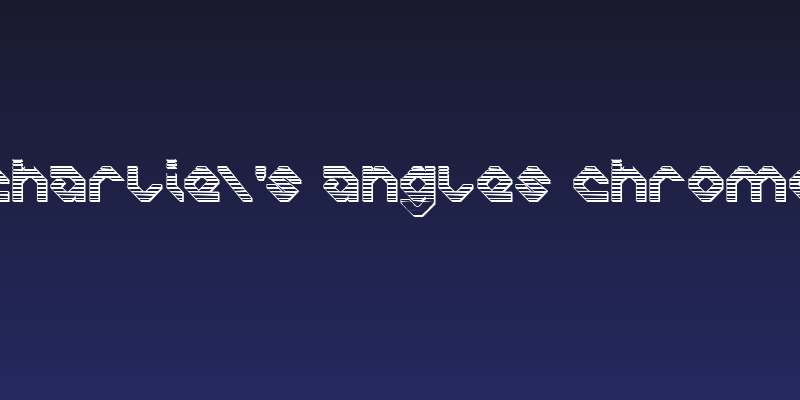 Charlie's Angles Chrome Social Header