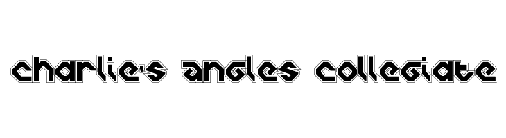 Charlie's Angles Collegiate  les polices de caractères gratuit tlcharger