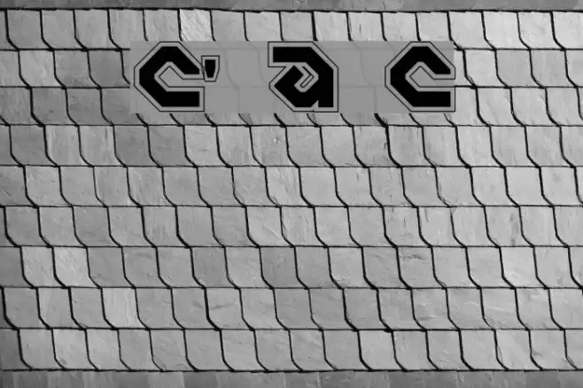 Charlie's Angles Collegiate Font examples