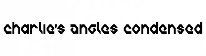 Charlie's Angles Condensed  Fuentes Gratis Descargar