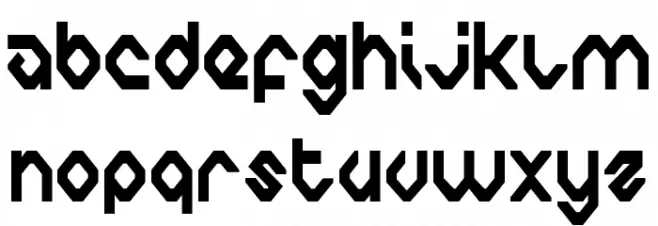 Charlie's Angles Condensed 字体 大写
