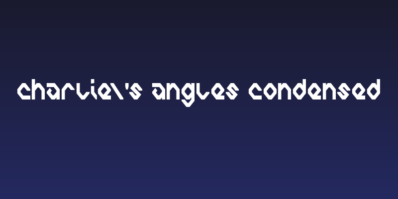 Charlie's Angles Condensed Social Header