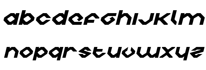 Charlie's Angles Expanded Italic Polices MINUSCULES