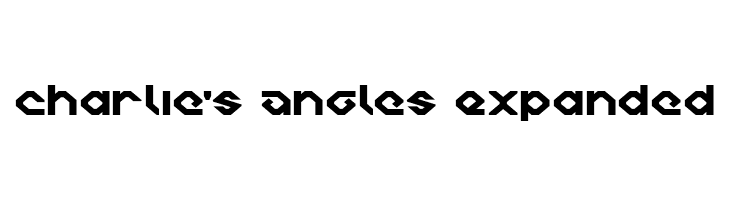 Charlie's Angles Expanded Schriftart