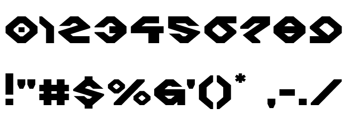 Charlie's Angles Expanded Font OTHER CHARS