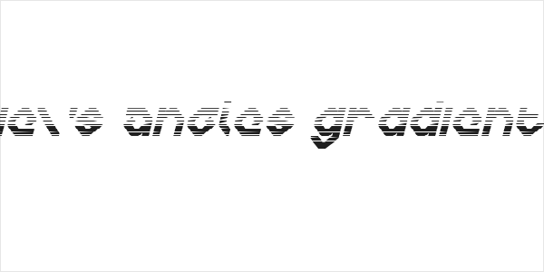 Charlie's Angles Gradient Italic Logo