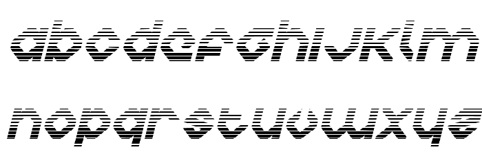 Charlie's Angles Gradient Italic لخطوط تنزيل صغيرة