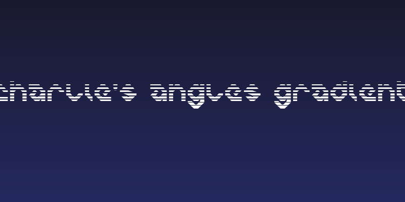 Charlie's Angles Gradient Social Header