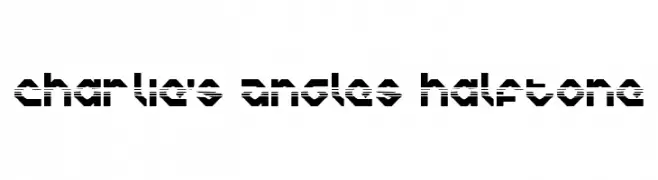Charlie's Angles Halftone  Fuentes Gratis Descargar