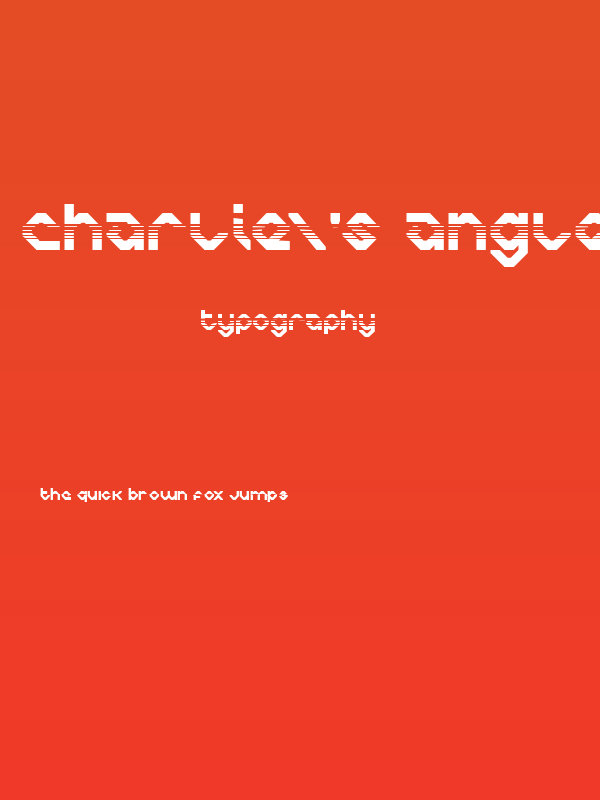 Charlie's Angles Halftone Poster