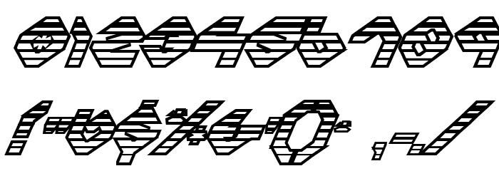 Charlie's Angles IoGradient Font OTHER CHARS