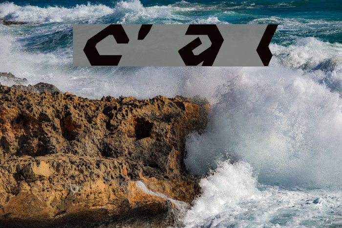 Charlie's Angles Italic Font examples