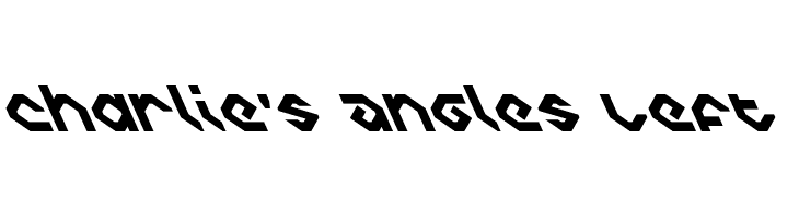 Charlie's Angles Left  Descarca Fonturi Gratis
