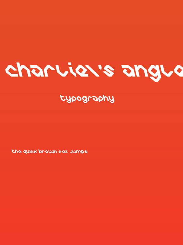Charlie's Angles Leftalic Poster