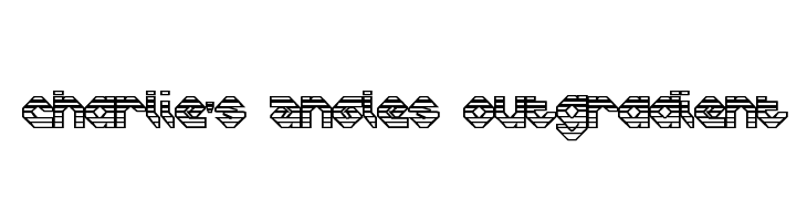 Charlie's Angles OutGradient  Descarca Fonturi Gratis