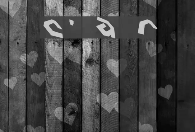 Charlie's Angles Rotate Font examples