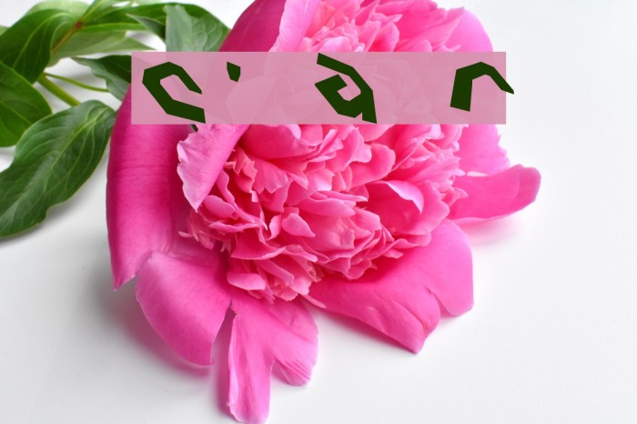Charlie's Angles Rotate Font examples