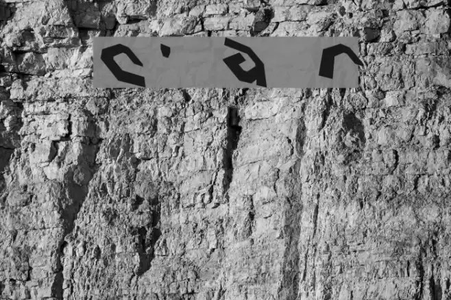 Charlie's Angles Rotate Font examples