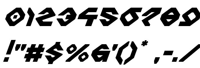 Charlie's Angles Super-Italic Polices AUTRES CHARS