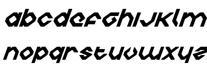 Charlie's Angles Super-Italic Polices MINUSCULES