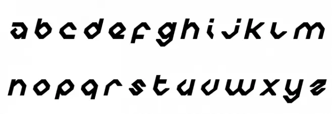 Charlie's Angles Title Italic 字体 大写