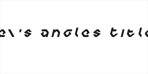 Charlie's Angles Title Italic Logo