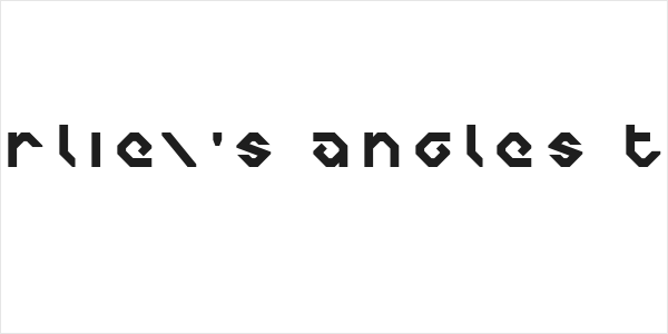 Charlie's Angles Title Logo
