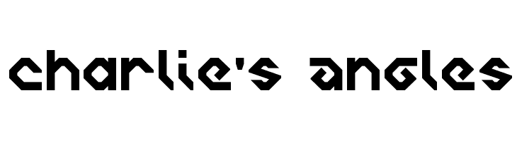 Charlie's Angles Font
