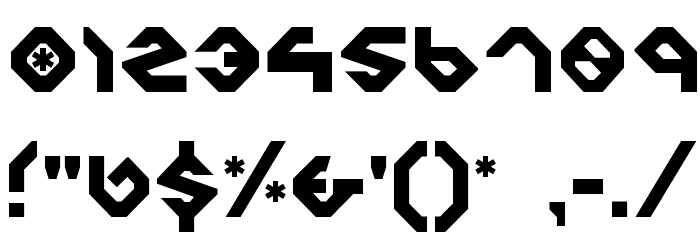 Charlie's Angles フォント その他の文字