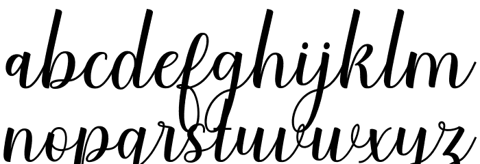 CharliezDemo Font LOWERCASE