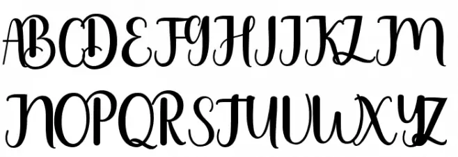 Charlize Schriftart Groß