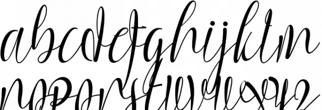 Charllona - Personal Use Font LOWERCASE