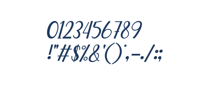 Charlote Earle Italic Other Characters