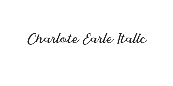 Charlote Earle Italic Logo