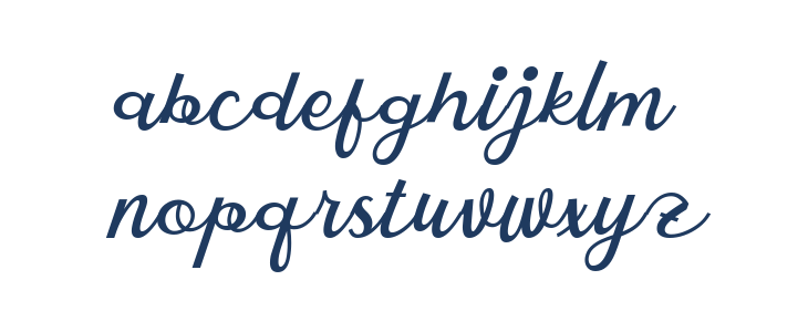 Charlote Earle Italic Lowercase