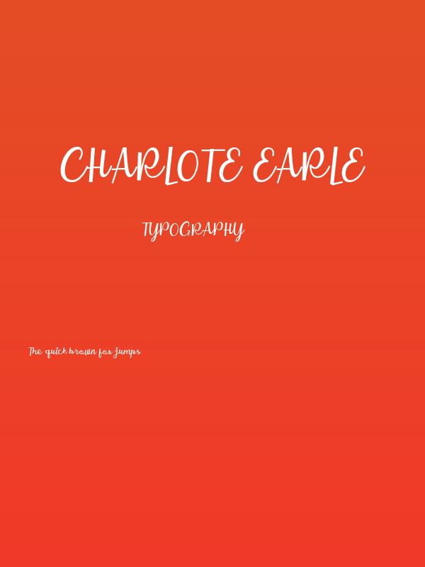 Charlote Earle Poster