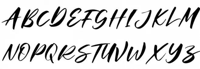 Charlotta Script DEMO Regular 字体 大写