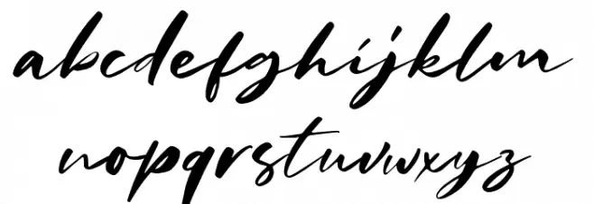 Charlotta Script DEMO Regular फ़ॉन्ट लोअरकेस