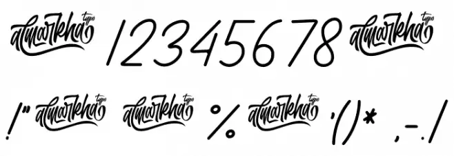 Charlotte Amalie Font OTHER CHARS