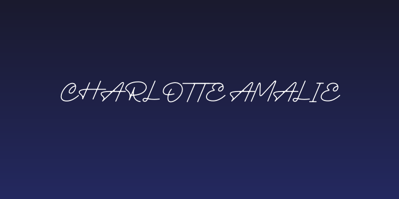 Charlotte Amalie Social Header