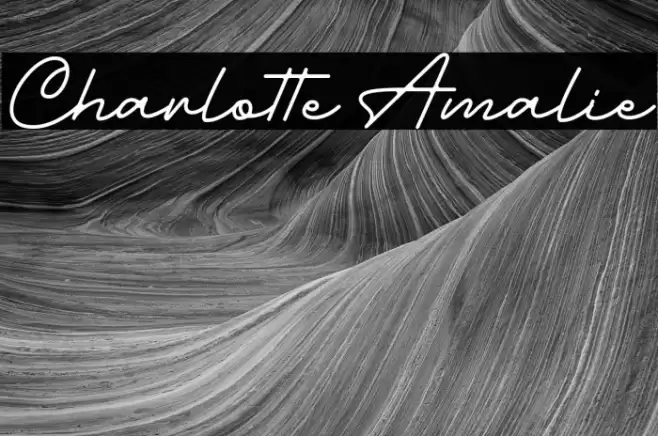 Charlotte Amalie Font examples