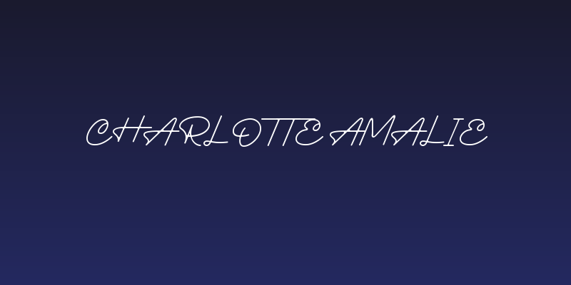 Charlotte Amalie Social Header