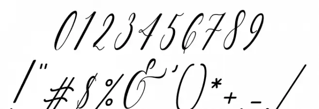 Charlotte Calligraphy Slant Font Alte caractere