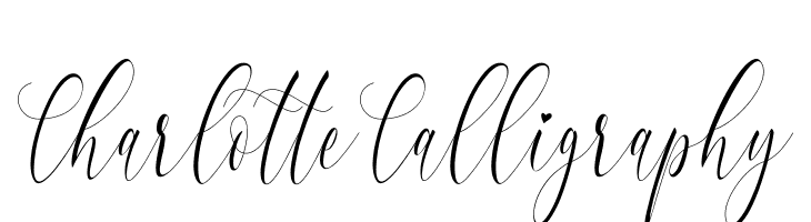 Charlotte Calligraphy  Frei Schriftart Herunterladen