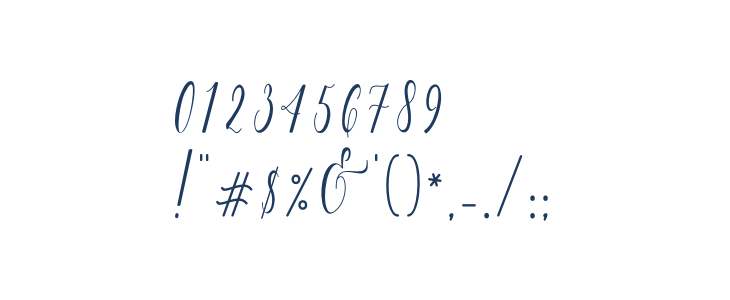 Charlotte Calligraphy Other Characters