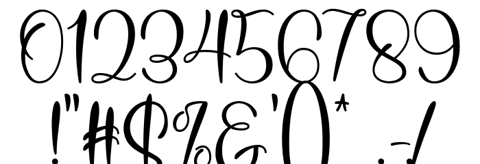 Charlotte Hasanah Font OTHER CHARS
